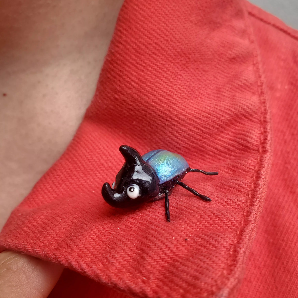 pins insectes scarabée rhinocéros alias « scaracorne » bleu4