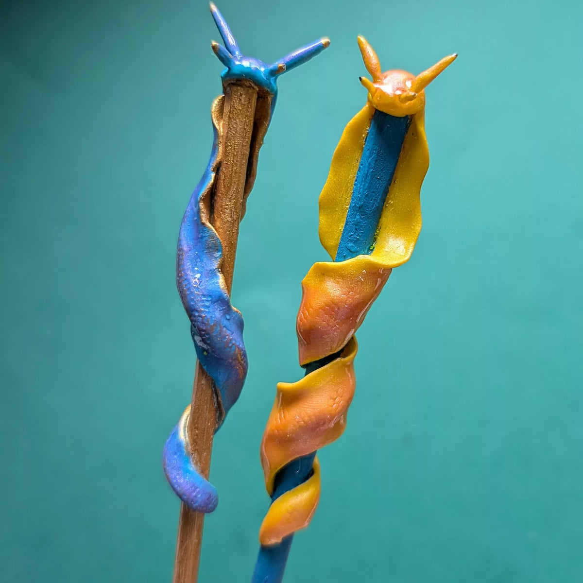baguette pour cheveux limace féérique réaliste