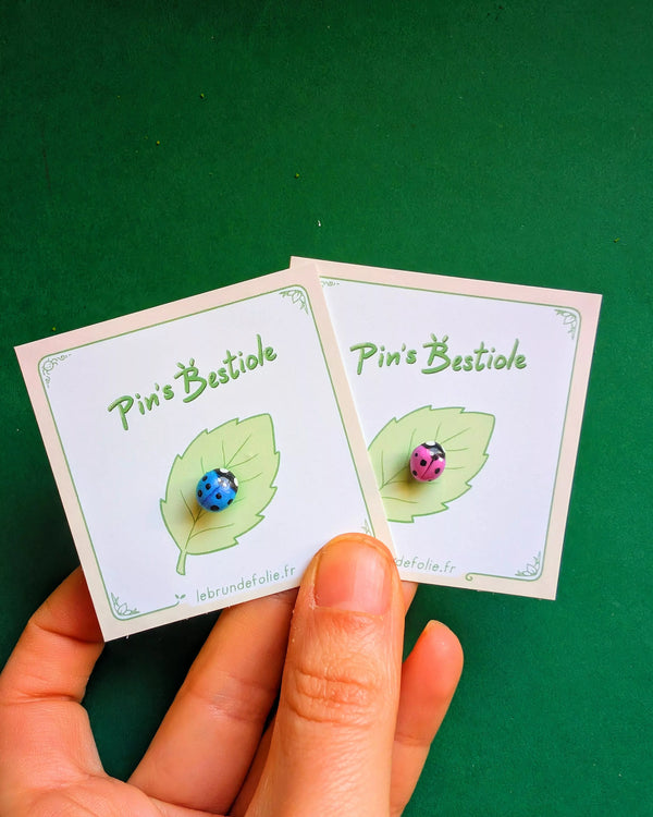 Pins coccinelle shiny