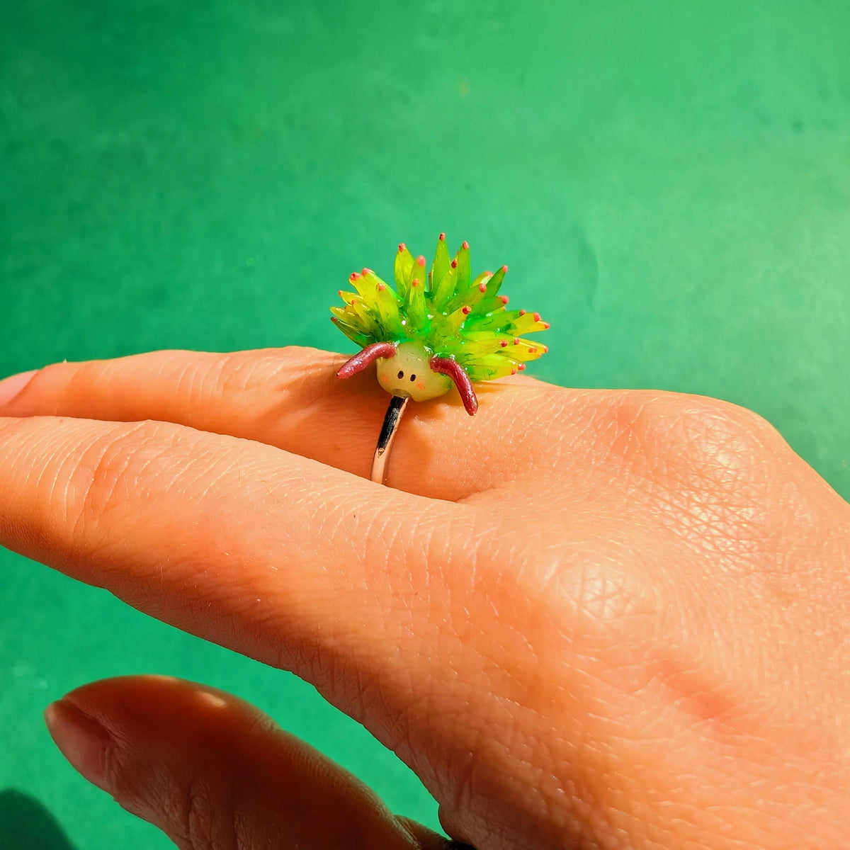 Bague réglable support acier inoxydable vache de mer/limace de mer