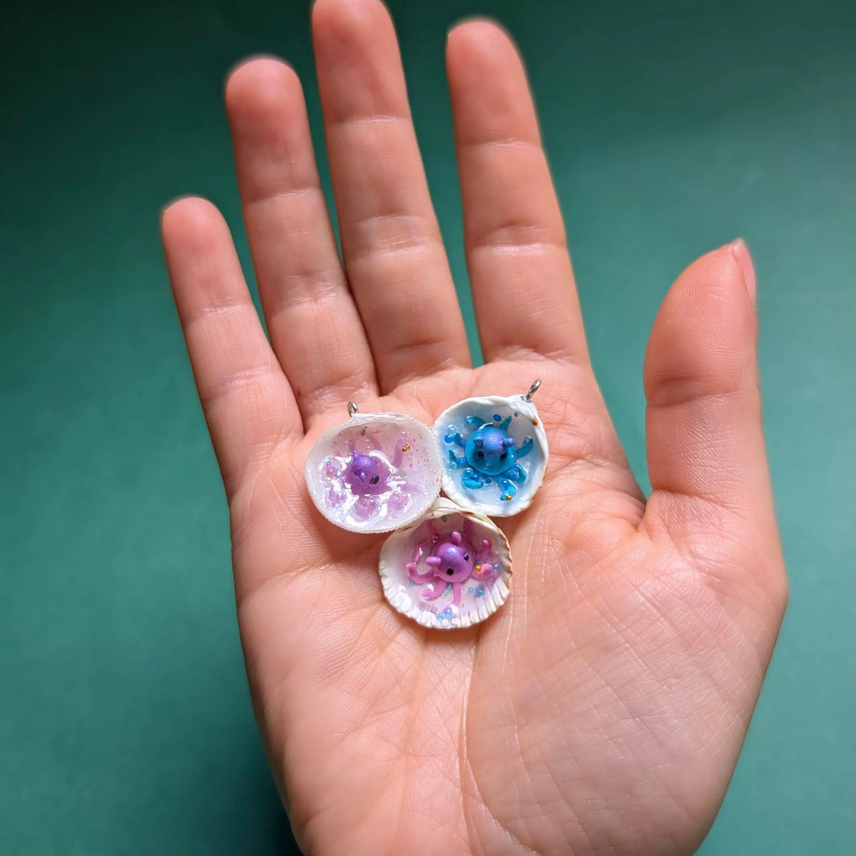 Pendentif pieuvre dumbo colorée